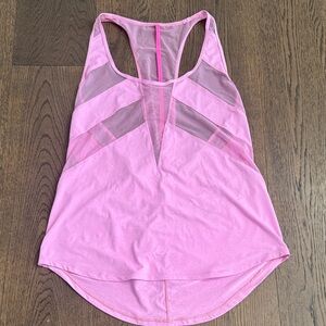 Lululemon “if you’re lucky” tank in Heathered Vintage Pink / Raspberry Glo Light